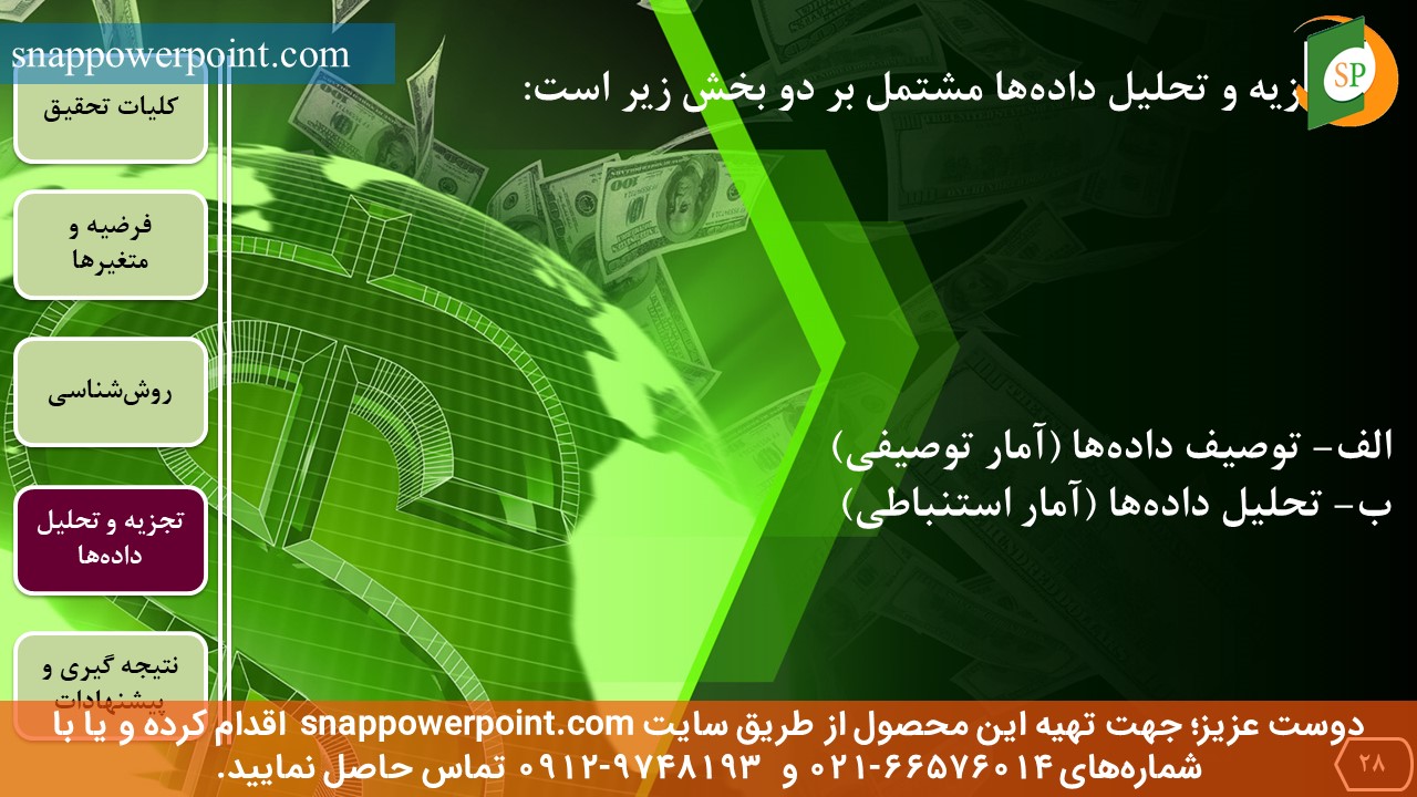 این عکس، مربوط به قالب پاورپوینت آماده پایان‌نامه اقتصاد - طرح شماره 1، گروه تخصصی اسنپ پاورپوینت می‌باشد.