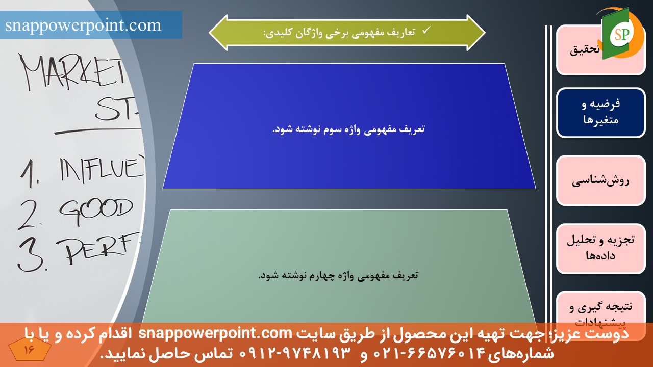 این عکس، مربوط به قالب پاورپوینت آماده پایان‌نامه اقتصاد - طرح شماره 3، گروه تخصصی اسنپ پاورپوینت می‌باشد.